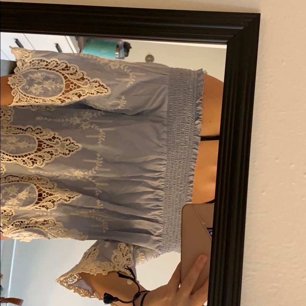 Off the shoulder women’s top